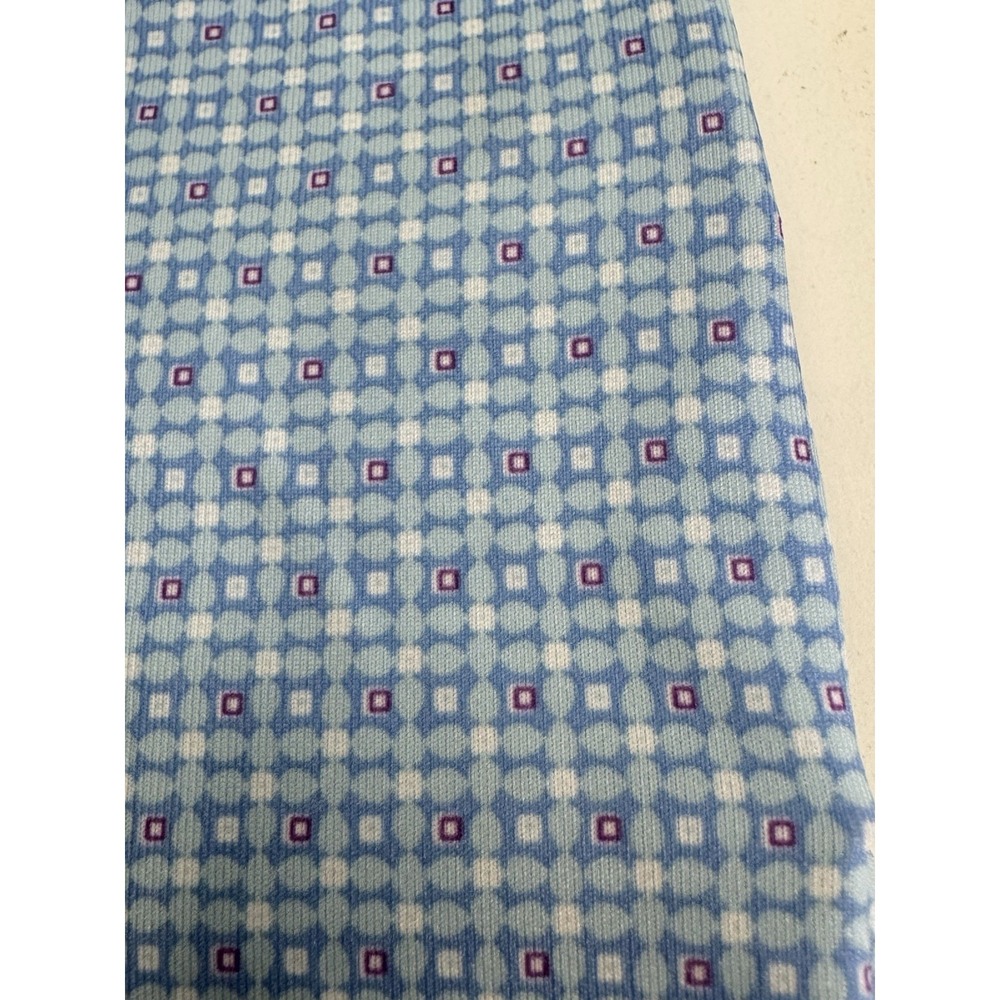 NWT Peter Millar VEGA Geometric Performance Golf Polo Shirt CBLU Blue XL $115 - Picture 7 of 10